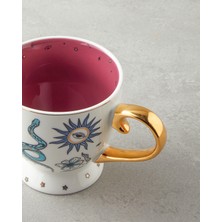 English Home Talisman Snake New Bone China Kupa 460 ml Beyaz