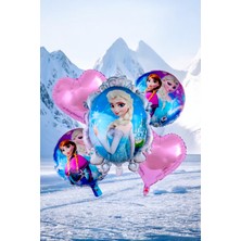 VibeHome 1 Adet Frozen Temalı Folyo Balon - Doğum Günü Parti ve Eğlenceli Etkinlikler Için