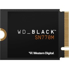 Wd Black SN770M 1tb 5150MB/S Pcıe Gen4 X4 Nvme M.2 2230 SSD WDBDNH0010BBK-WRSN