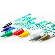 Paint Marker Munhwa Xylene Free  Beyaz 12' Li Paket Markalama Kalemi