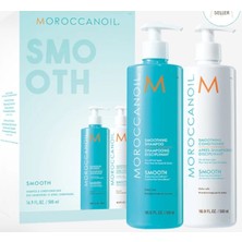 Moroccanoil Arganlı Düzleştirici Şampuan ve Saç Kremi: Smooth (Toplam 1000 Ml)  TRUSTYMIX220