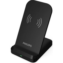 Philips Siyah 15W Kablosuz Dikey Hızlı Şarj Standı ve 25W Usb-C Duvar Şarj Adaptörü