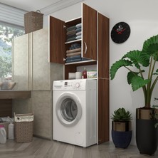 Kenzlife çamaşır makinesi dolabı sinem cvz 180x066x30 banyo kiler