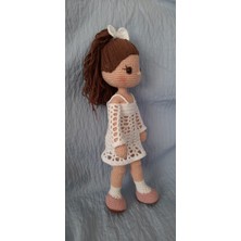 Hobby City Amigurumi Kız Bebek, Ece Bebek Yedek Elbiseli