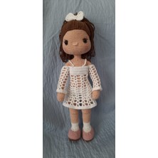 Hobby City Amigurumi Kız Bebek, Ece Bebek Yedek Elbiseli