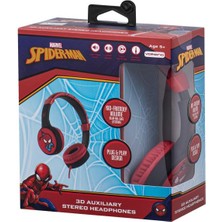 Volkano Marvel Spıderman  Kablolu Kulaklık Çocuk Kulaklığı Lisanslı Hediye Stıckerlı MV-3053-SM