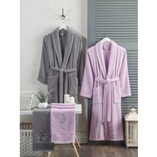 Roko Villa Havlu Hediyeli Çift Kişilik Bornoz Set