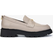 Valmenti Kadın  Deri Vizon Loafer Ayakkabı 926 24111 Bn Ayk SK24-25 Vızon Dr