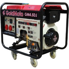 Goldmoto Gm 4.5 dj - Dizel Jeneratör - 4.5 Kva Monofaze Marşlı