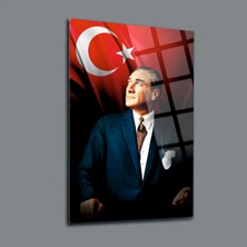 Ada 45 Dizayn Dekoratif Mustafa Kemal Atatürk Pleksi Cam Tablo