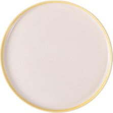 Porland Doğa Sarı Düz Tabak 27 cm