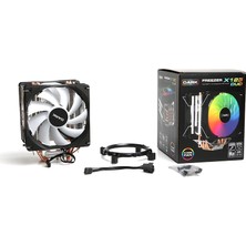 Dark Freezer X123 Duo 2x120mm Fixed RGB Fanlı  Kule Tipi Soğutucu