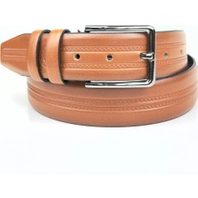 RSE Leather Goods Rse Leather Goodserkek Kemer Vegan Deri - Desenli - 3,5 cm