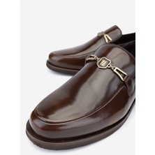 Valmenti Erkek  Deri Taba Loafer Ayakkabı 183 29751 Erk Ayk Y24 Vıskı Acma