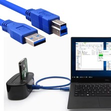 YK Desing USB 3.0 Yeni Nesil Yazıcı Printer HDD Dock Için USB Kablosu 3m