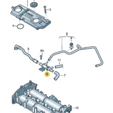 AFT Skoda Rapid 2013-2020 1.4tsi Caxa Caxc Motor Çek Valfi 03c103175g