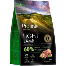 Profine 3kg Gluten Free Adult Lamb Light Glutensiz Diyet Kuzu Etli Yetişkin Köpek Maması