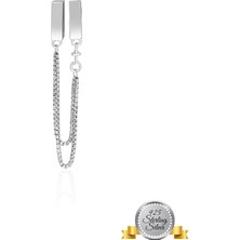 Adal Silver Kadın 925 Ayar Gümüş  Reflexions Uyumlu Güvenlik Zinciri Charm