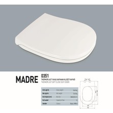 Klozet Kapağı Yvş.üst.sık.(Ther.madre)