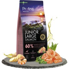 Profine 12 kg Gluten Free Junior Large Salmon Glutensiz Iri Irk Somon Etli Yavru Köpek Maması