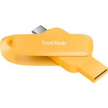 Sandisk Phone Drive 128GB Android Uyumlu USB 3.2 Gen 1 Flash Bellek Yellow Daffodil SDDDC6-128G-G46YD