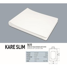 Nkp Klozet Kapağı Yvş.üst.sık.mtl.ment.(Duro.kare Slim)