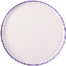 Porland Doğa Lila Düz Tabak 27 cm