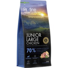 Profine 12 kg Gluten Free Junior Large Chicken Glutensiz Iri Irk Tavuk Etli Yavru Köpek Maması