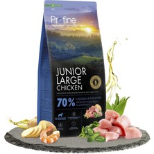 Profine 12 kg Gluten Free Junior Large Chicken Glutensiz Iri Irk Tavuk Etli Yavru Köpek Maması