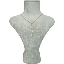 Mos Tespih Hz.ali Gümüş Renk Zülfikar Kılıçı Kolye