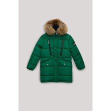Bg Store Erkek Çocuk Yeşil Mont