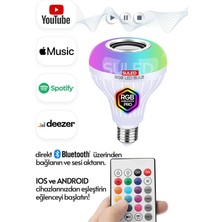 Bluetooth Hoparlör Akıllı LED Ampul Lamba