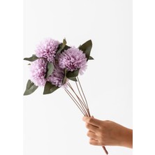 Güleç Yapay Çiçek Yapay Kasımpatı Çiçeği Lila 40  cm  7 Dal