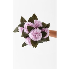 Güleç Yapay Çiçek Yapay Kasımpatı Çiçeği Lila 40  cm  7 Dal