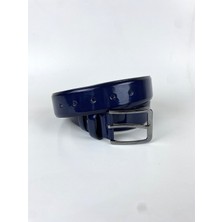 RSE Leather Goods Erkek Rugan Kemer - Vegan Deri - 3,5 cm Desenli