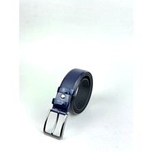 RSE Leather Goods Erkek Rugan Kemer - Vegan Deri - 3,5 cm Desenli