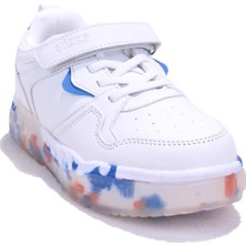 Vicco Monaco 346F24K304 Beyaz Mavi Ortopedik Günlük Erkek Çocuk Spor Ayakkabı