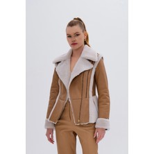 Valmenti Kadın Kürk Taba Mont 616 6593 Bn Kurk SK24/25 Taba