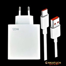 Type-C 120W (Watt) Turbo Hızlı Şarj Aleti Adaptörü ve Kablosu (Set)