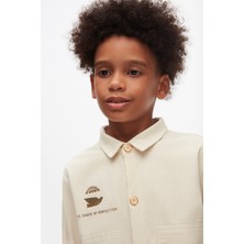 Nk Kids 47319 Erkek Çocuk Bej Sarmal Gömlek