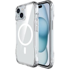 Teleplus iPhone 15 Kılıf Köşelerden Darbeye Ultra Dayanıklı Magsafeli Incek Kılıf