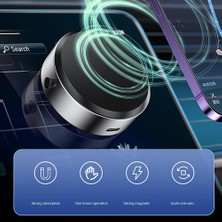 Yeni Nesil Akıllı Taşınabilir Magsafe Mıknatıslı Otomatik Vakumlu Telefon Tutucu Araç Içi Ev Ofis
