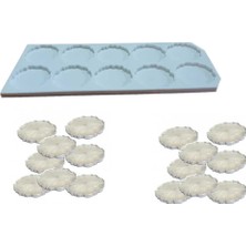 Tinky Winky Epoksi Silikon Kalıp Tırtıklı Kenar Magnet Kalıbı (4.8 Cm 10 Lu)