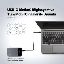 Ttec Mega Hızlı 130W 20.000MAH Yüksek Kapasiteli Powerbank, Dijital Göstergeli Notebook Powerbank