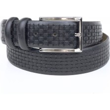 RSE Leather Goods Rse Leather Goods Deri Erkek Kemer - Desenli - 3,5 cm