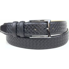 RSE Leather Goods Rse Leather Goods Deri Erkek Kemer - Desenli - 3,5 cm