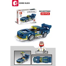 Sembo Block Porsche 953 K3 Yarış Arabası 209 Parça Yapı Blokları LEGO ile Uyumlu (607062)