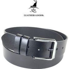 RSE Leather Goods Rse Leather Goods Deri 4,5 cm Erkek Kot Kemeri - Manda Derisi Spor Kemer - Ekstra Kalın