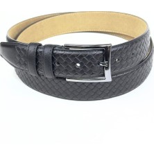 RSE Leather Goods Rse Leather Goodserkek 3'lü Kemer Seti -  Deri - 3 Farklı Desen