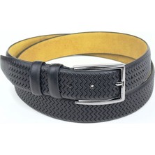 RSE Leather Goods Rse Leather Goodserkek 3'lü Kemer Seti -  Deri - 3 Farklı Desen